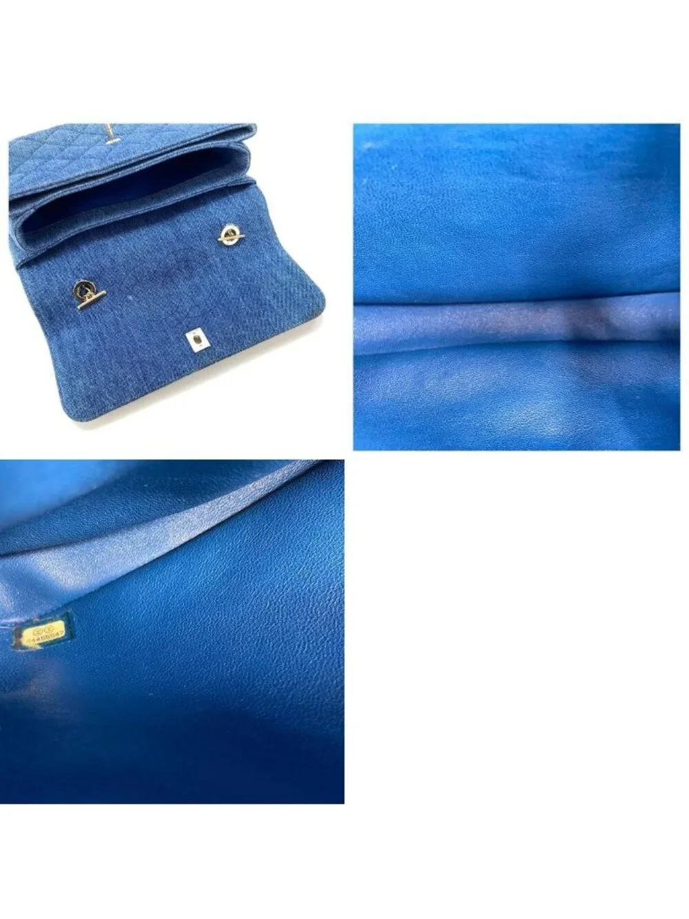 Chanel Handbag Quilted Blue